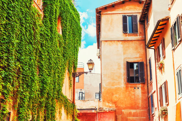 istock Trastevere district in Rome, Italy. 917238162