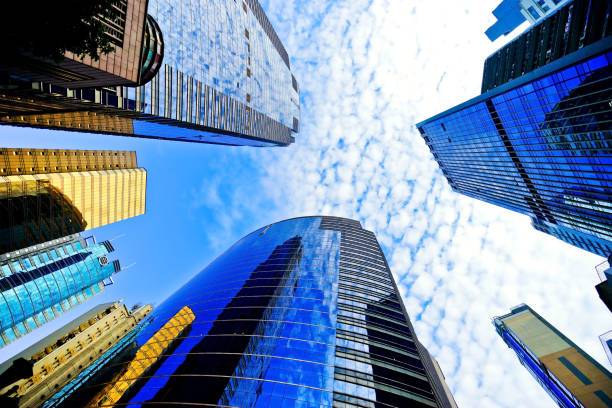 istock Financial district in Hong Kong. 917238622