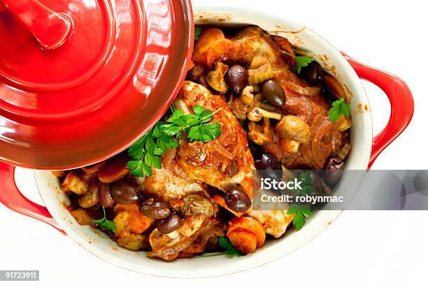 Chicken Cacciatore Stock Photo - Download Image Now - Chicken Cacciatore, Casserole Dish, Red