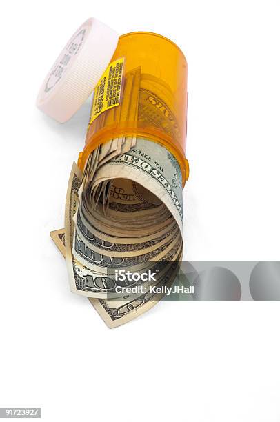 Koszty Leków Na Receptę - zdjęcia stockowe i więcej obrazów Bez ludzi - Bez ludzi, Białe tło, Butelka