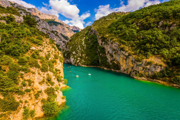 istock Fascinating journey along the mountain river 917243450