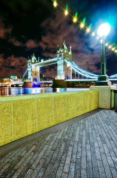 istock Tower Bridge in London at night 917244434