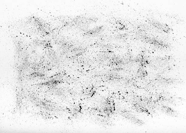 istock Traces of brushes on paper. Texture on white background. 917244990