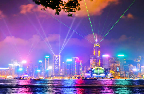 istock Hong Kong skyline at dusk. 917245038