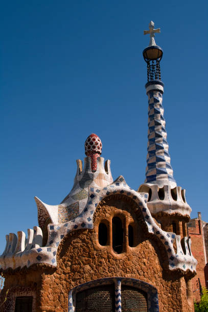 istock Guell park in Barcelona, Architecture by Gaudi, 2012 917245402