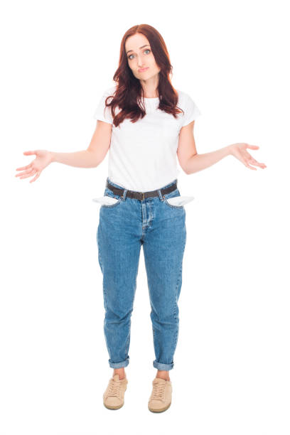 istock poor woman with shrug gesture 917251814