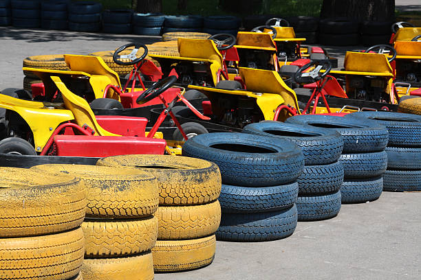 istock Fence of old tires 91726194