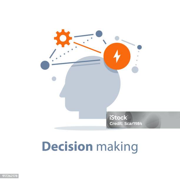 Ilustración de Inteligencia Emocional Toma De Decisiones Actitud Positiva La Psicología Y La Neurología Ciencia Del Comportamiento Creativo Pensando y más Vectores Libres de Derechos de Datos