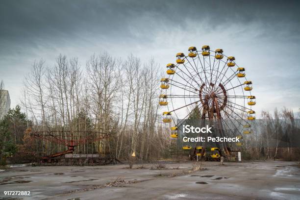 Ferris Wheel In Pripyat Stock Photo - Download Image Now - Chornobyl, Pripyat City, Ferris Wheel