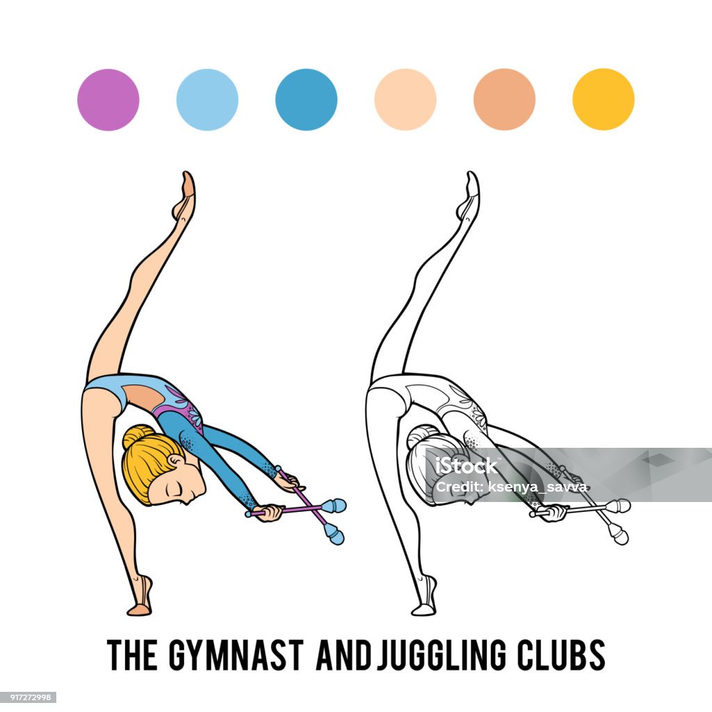 Ilustración de Libro Para Colorear La Gimnasta Y Malabares Clubs y más Vectores Libres de Derechos de Gimnasia rítmica - Gimnasia rítmica, Ilustración, Viñeta - iStock Ilustración de Libro Para Colorear La Gimnasta Y Malabares Clubs y más Vectores Libres de Derechos de Gimnasia rítmica - Gimnasia rítmica, Ilustración, Viñeta - iStock