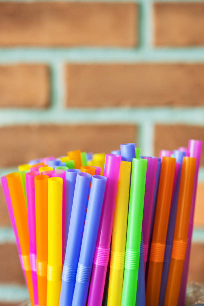 istock Colorful drinking straws in Focus 917288196