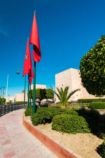 istock Old town walls landmark in Marrakesh,Morocco 917288232