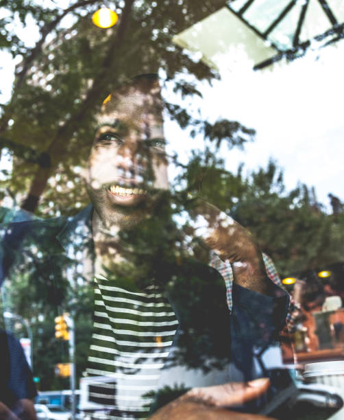 istock Young creative business man in New York 917288508