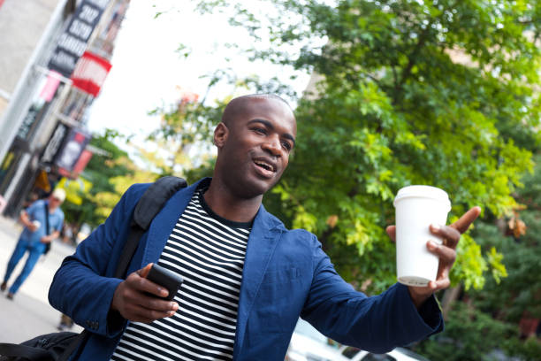 istock Young creative business man in New York 917288578