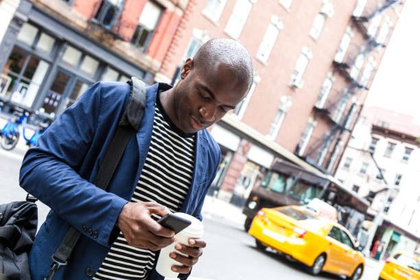 istock Young creative business man in New York 917288616