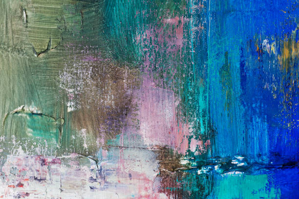 istock abstract oil paint texture on canvas, background 917288644