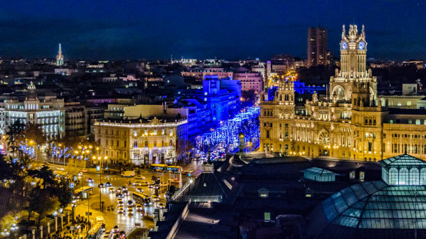 istock Aerial View Madrid Cityscape 917298082