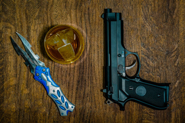 istock Set of the criminal. 917302442