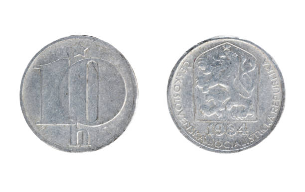 istock Czechoslovakia coin, the nominal value of 10 haleru 917309940