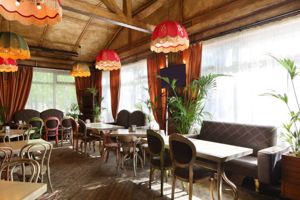 istock european restaurant in bright colors 917316124
