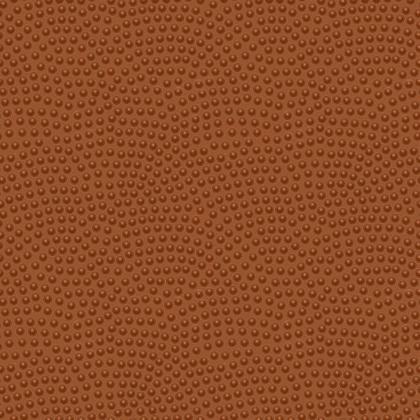 illustrazioni stock, clip art, cartoni animati e icone di tendenza di palla da football americano. modello senza soluzione di continuità, vettore - leather textured backgrounds seamless