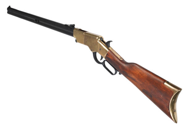 istock Wild west period repeating rifle 917317752