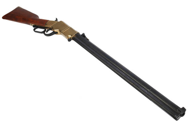 istock Wild west period repeating rifle 917317774