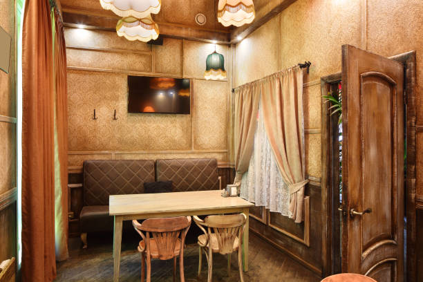 istock european restaurant in bright colors 917318522