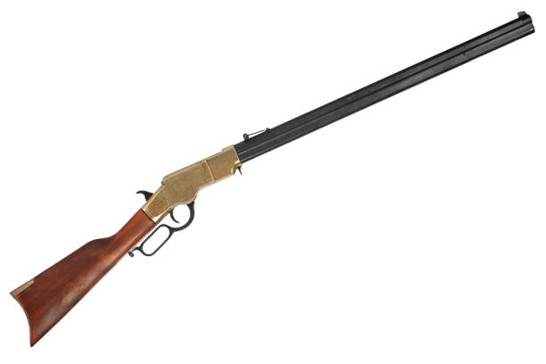 istock Wild west period repeating rifle 917321138