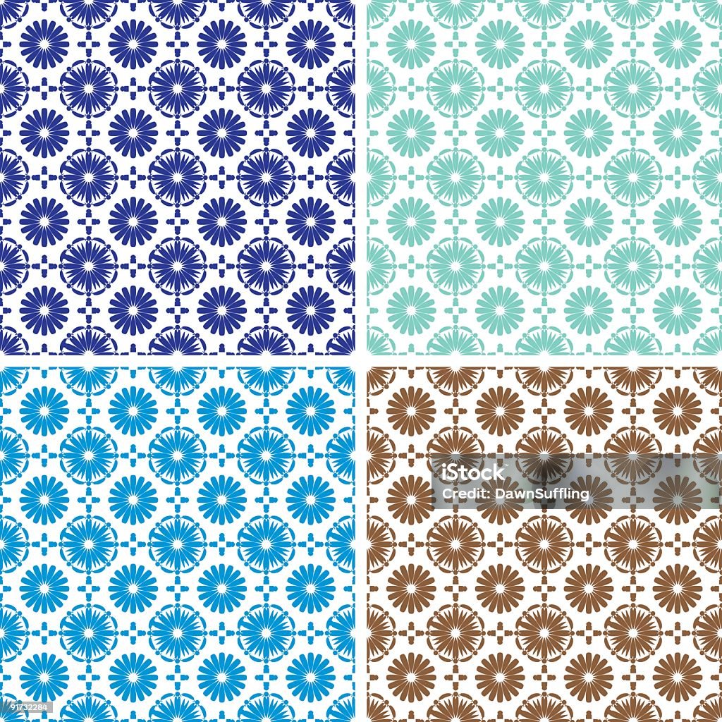 Azulejos estilo mourisco - Vetor de Arabesco - Decoração royalty-free