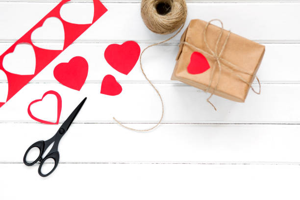 istock Valentine day handmade background 917325160