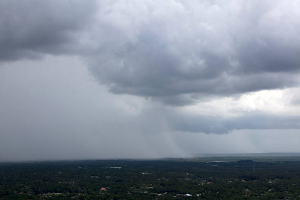 istock Aerial of rain storms 917331408
