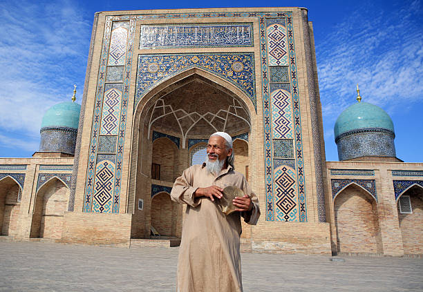 istock An old man outside a Mediterranean style building 91733281