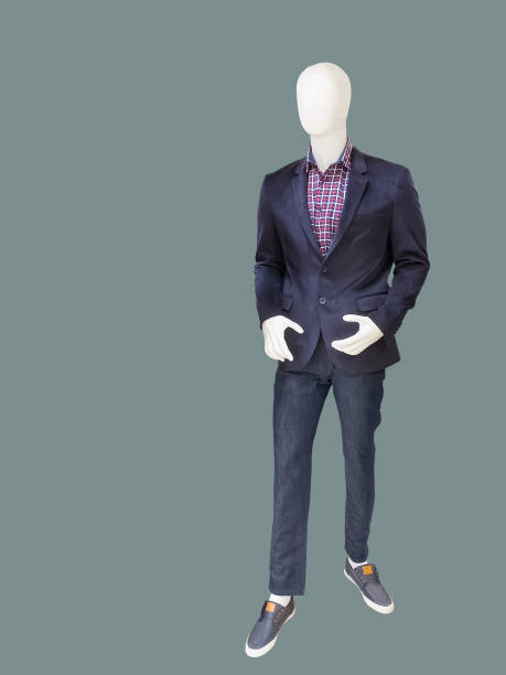 istock Full-length male mannequin. 917333632