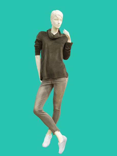istock Full-length female mannequin. 917335958