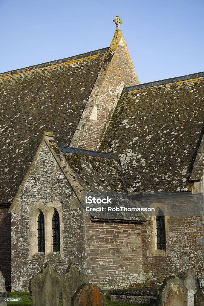 Welsh-Kirche - Lizenzfrei Blau Stock-Foto