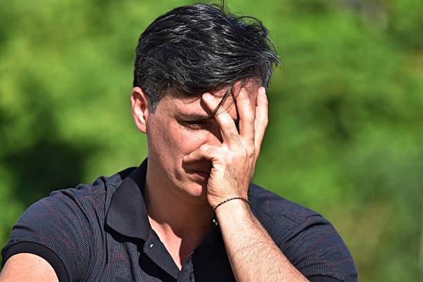 istock Depressed Adult Male 917340648