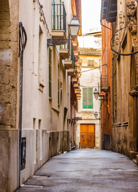 istock Old town street in Palma de Majorca, Spain 917351572