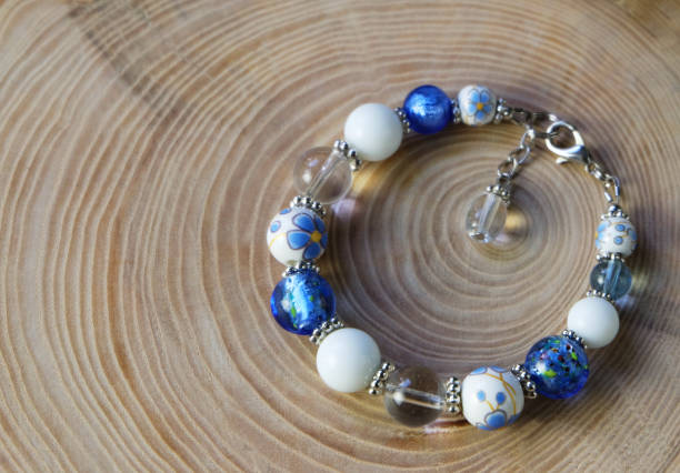 istock Bracelet on a wooden surface 917351758