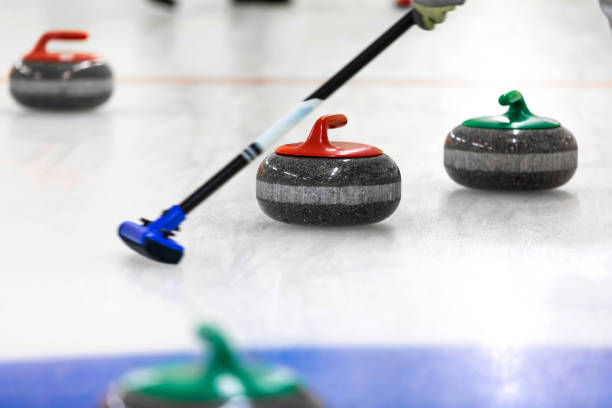 Details in a curling rink