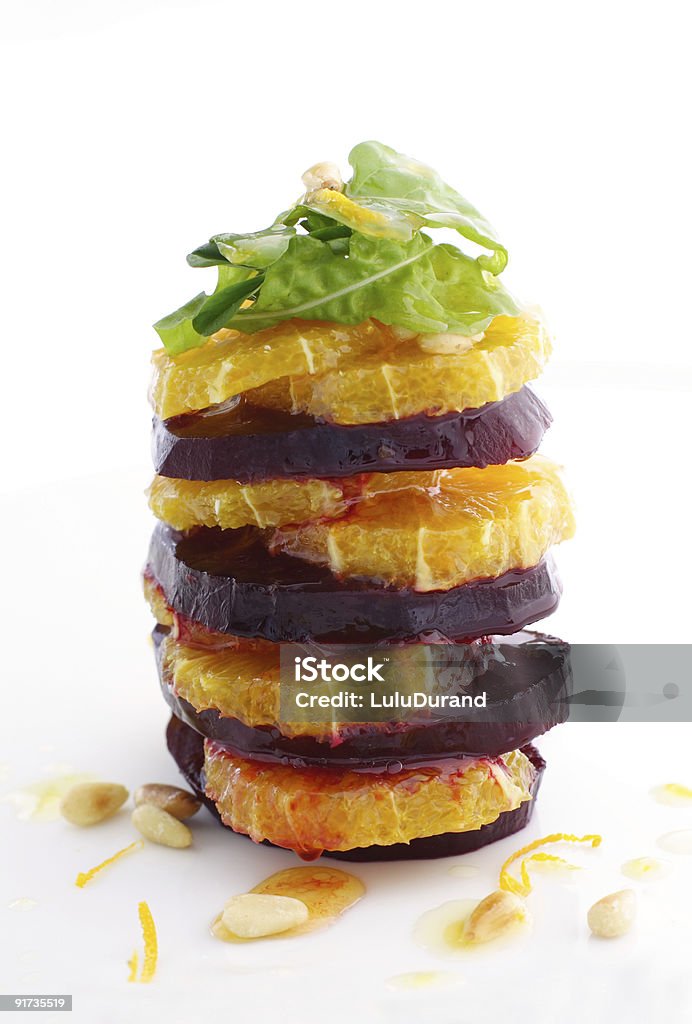 Insalata di barbabietole e arancione Napoleone - Foto stock royalty-free di Alimentazione sana