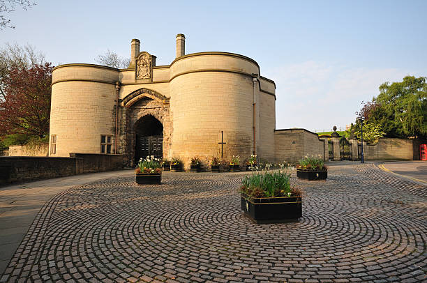 Nottingham Castle Gatehouse arrowslit stock pictures, royalty-free photos & images