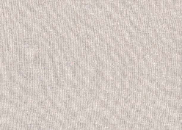 texture della superficie di canva. superficie fibrosa grigia - cotton gray linen textile foto e immagini stock