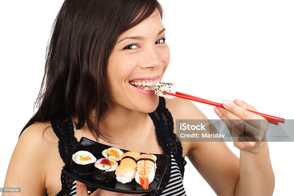 Sushis à manger - Photo de Adulte libre de droits
