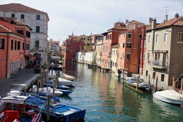 spokojna scena w riva vena w chioggia - tranquill scene zdjęcia i obrazy z banku zdjęć