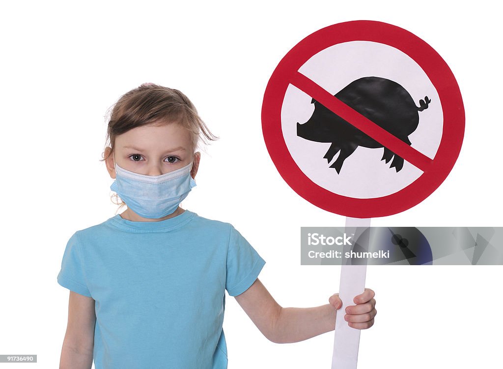 Mexikanische Schweinegrippe-virus - Lizenzfrei 4-5 Jahre Stock-Foto