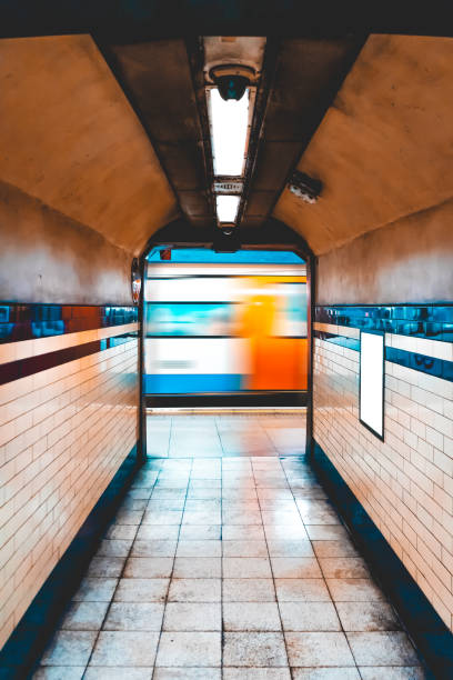 istock underground metro in move at london 917371578