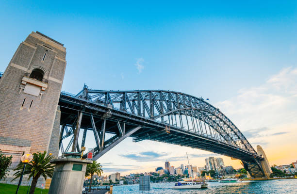 istock Sydney and it's famous Harbour bridge 917373254