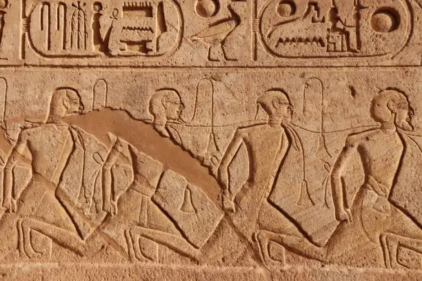 Photo of Hieroglyph with Hyksos Prisioners