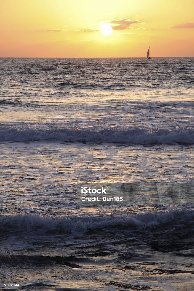 Pôr do sol em Tel Aviv - Royalty-free Anoitecer Foto de stock